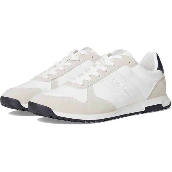 Calvin Klein Men’s Granit Sneakers Shoes White Ivory, Size 11.5 (New) main image 11